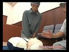 Automated external defibrillator faint fuck 04