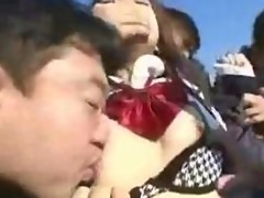 Japan girl force klistir and hard anal abuse