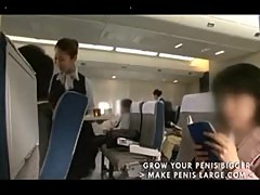 Handjob japan airline part1