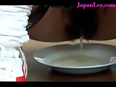 Fem dom pee drinking japanese lesbian